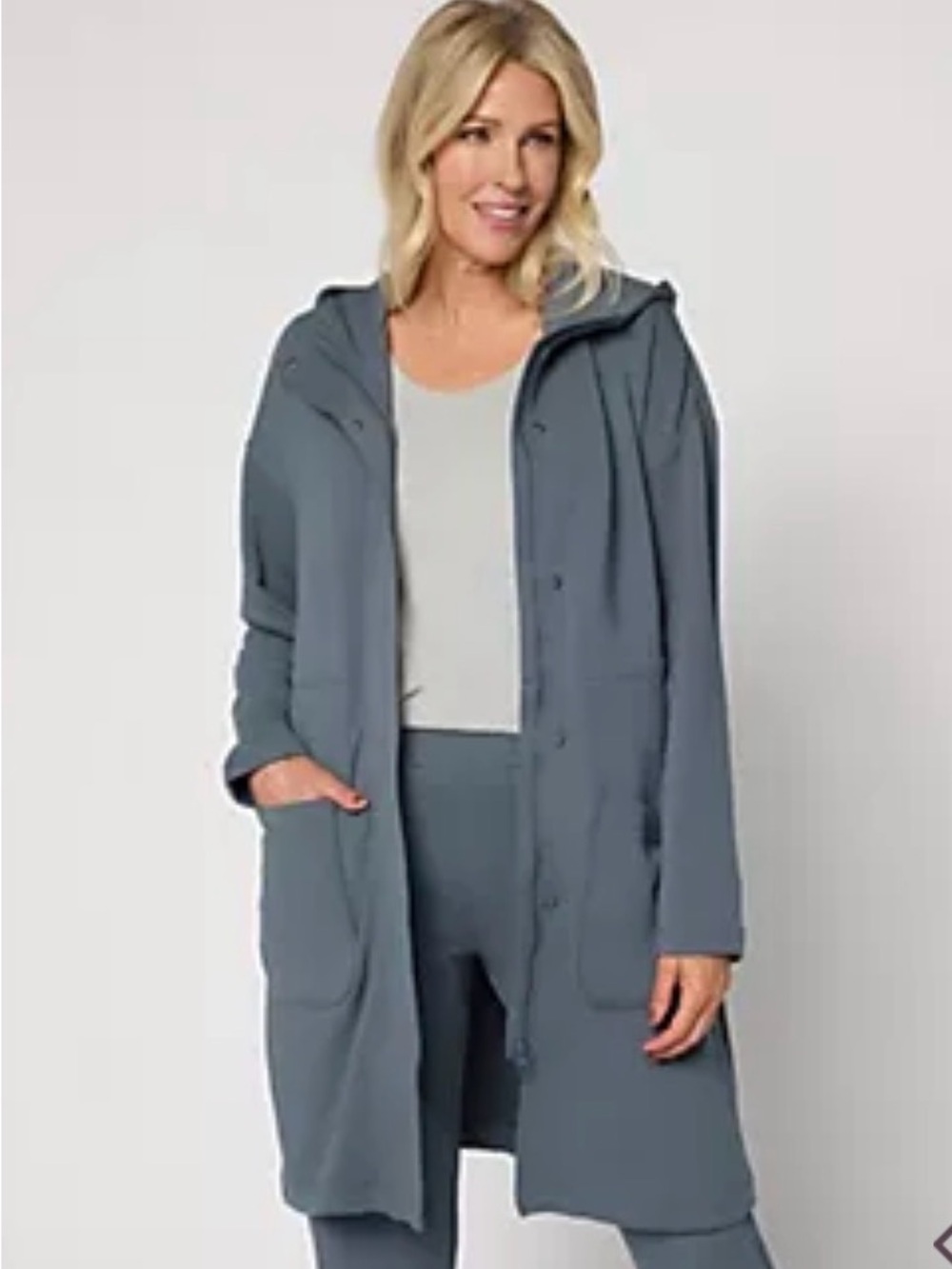 Barefoot Dreams Brushed Luxe Lounge Hooded Parka Size M